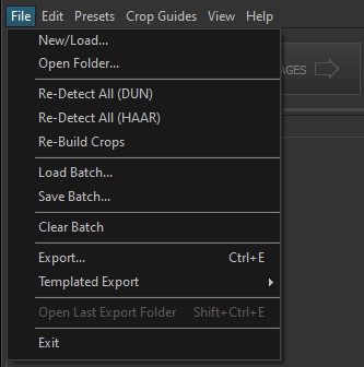 Menu File